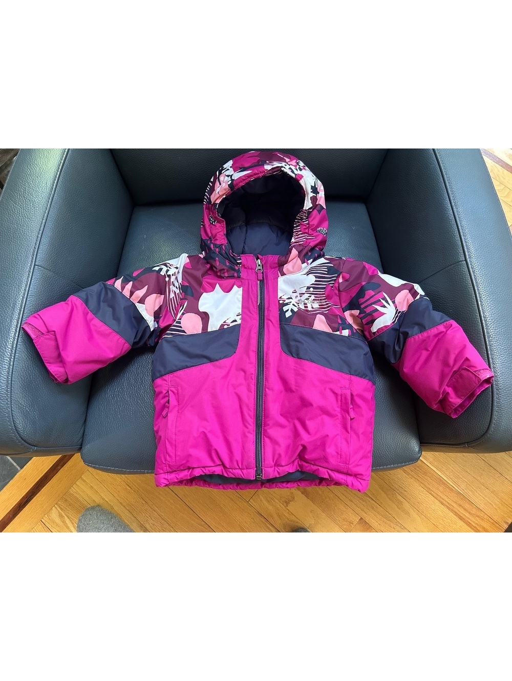 Columbia Youth Girls Horizon Ride Waterproof Jacket with Hood Size 4T